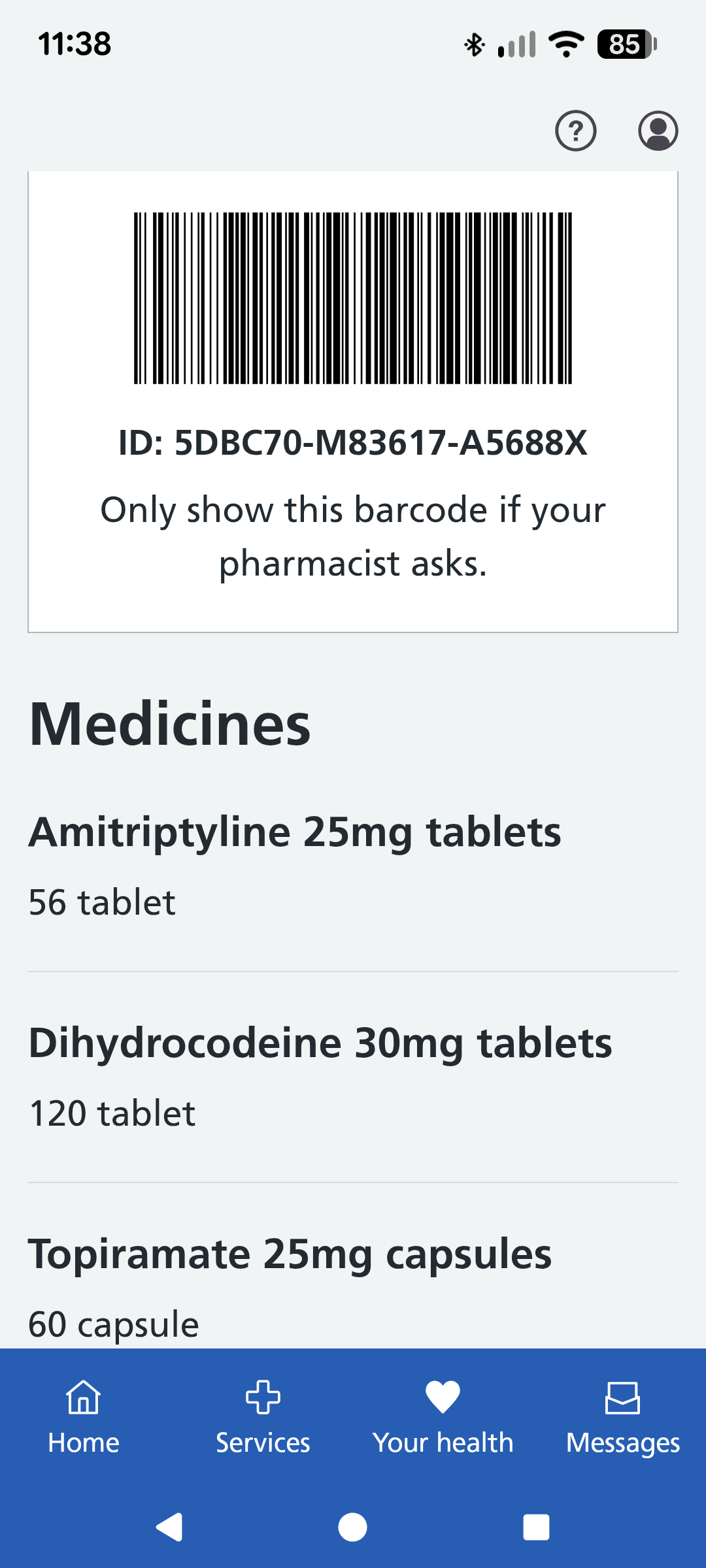 Proof of meds - Amitriptyline, dihydrocodeine, topiramate 1.png