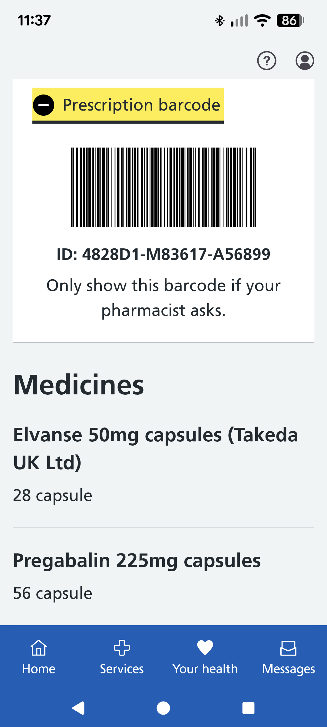 Proof of meds - Elvanse and Pregabalin 1.png